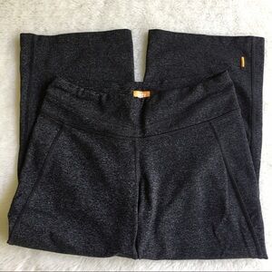 Lucy Powermax Charcoal Gray Yoga Crop Pants sz XS